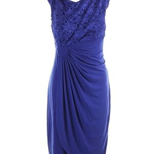 Royal Blue Lace Dress